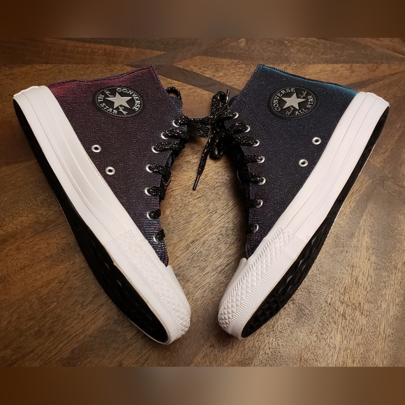 Converse Chuck Taylor All Star Glitter Fade High Tops Women’s 6.5 - Picture 12 of 16